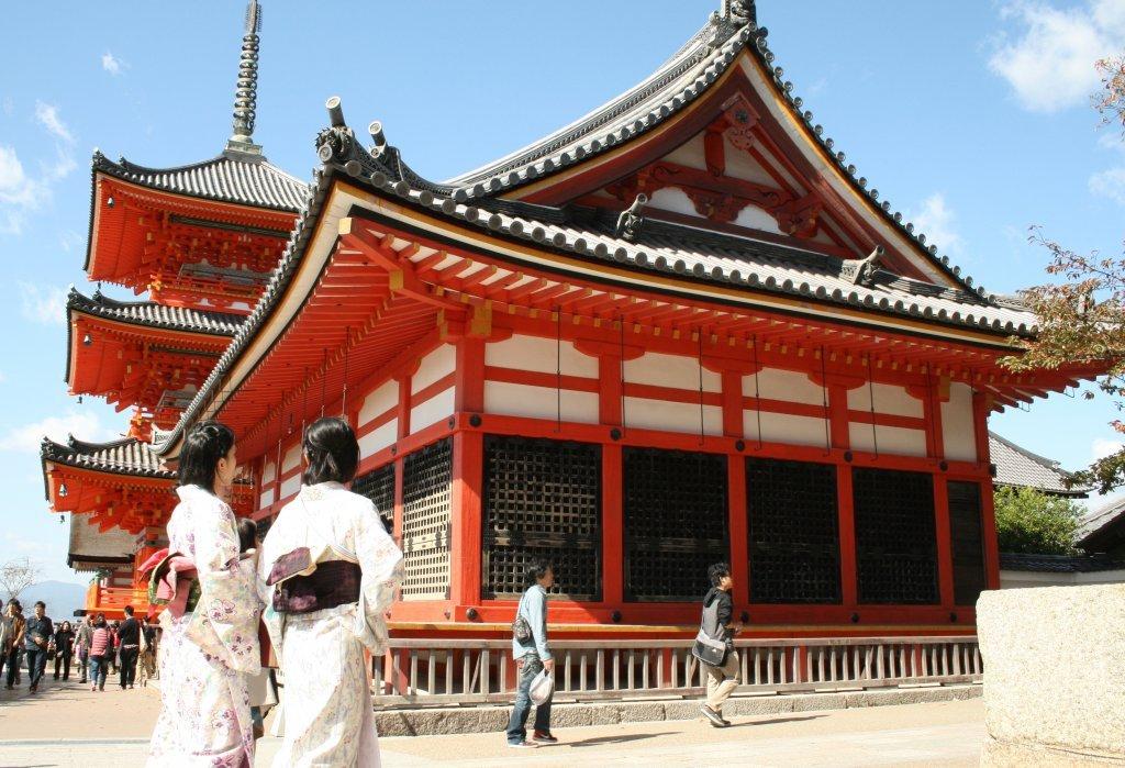 Kiyomizu-dera tempel in Kyoto