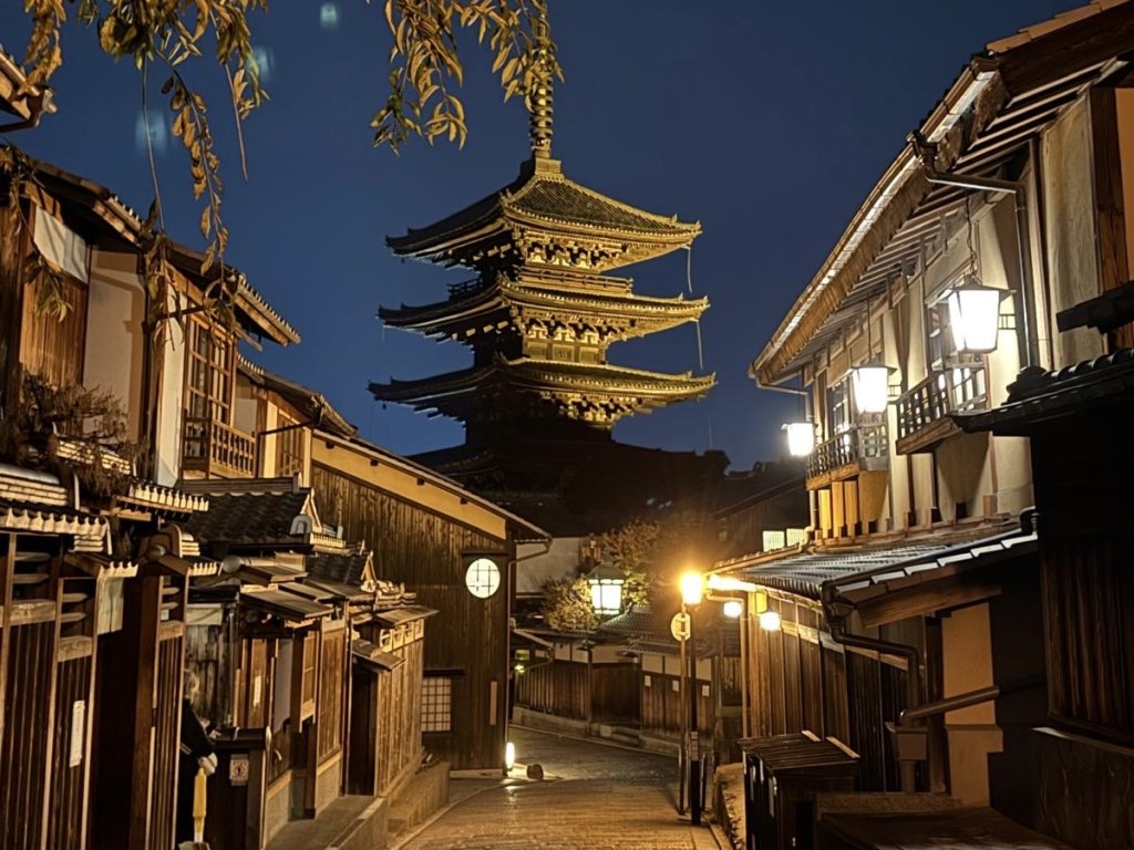 Kyoto in de avond