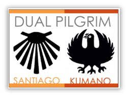 De schelp en de kraai, het logo van de Dual Pilgrim